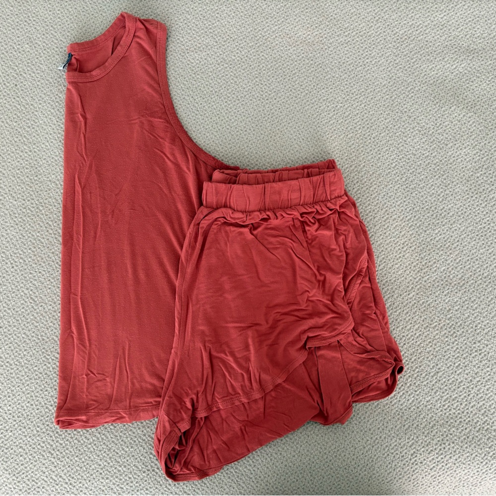 Old Navy Sunday Sleep Rosewood Pajama Set